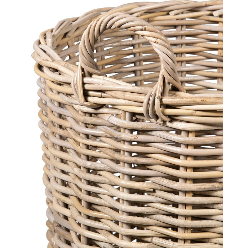 Rosalind Wheeler 2 Piece Rattan Basket Set Reviews Wayfair